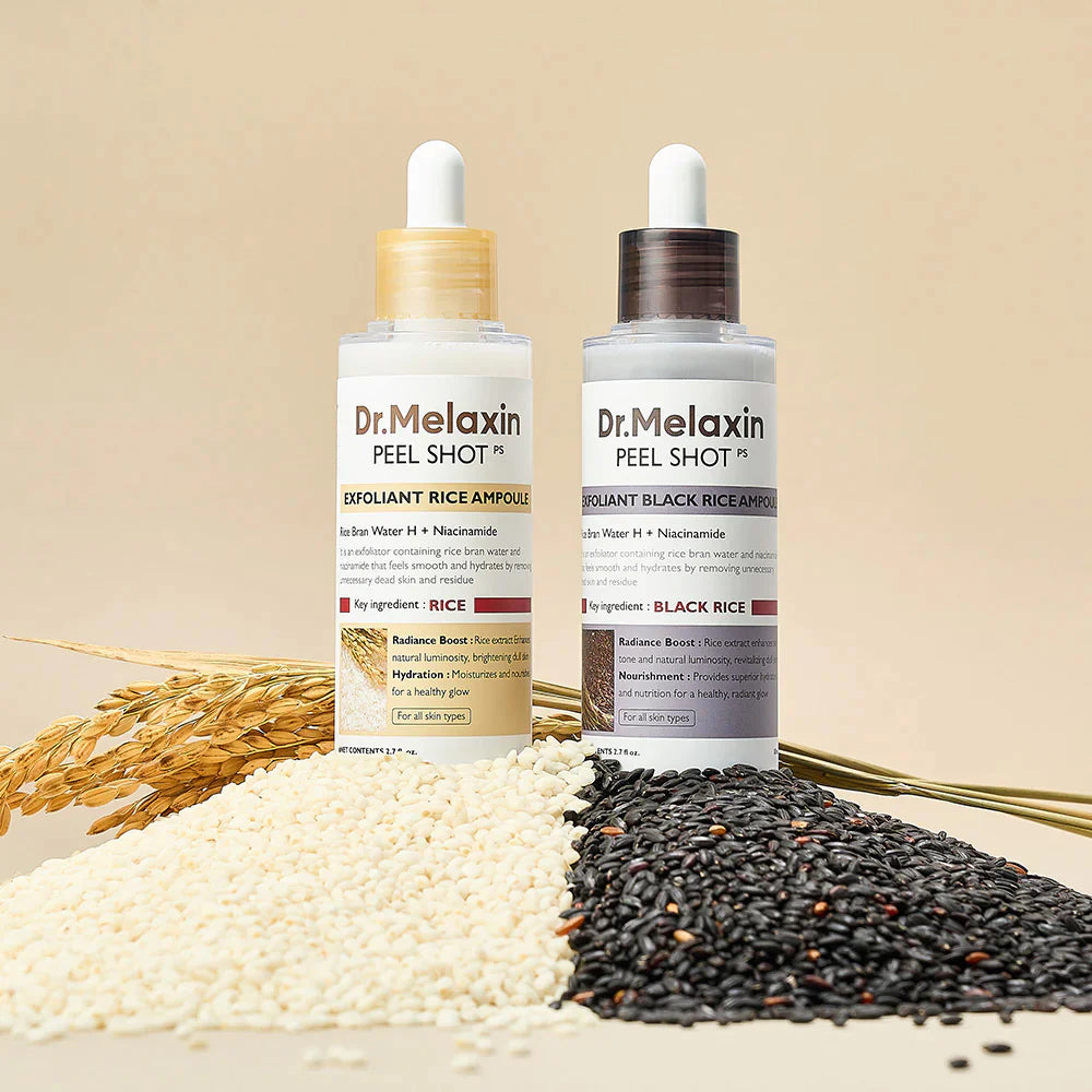 White And Black Rice Serum Peel