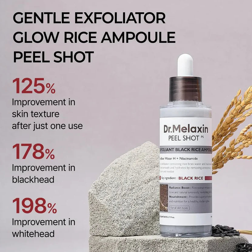 White And Black Rice Serum Peel