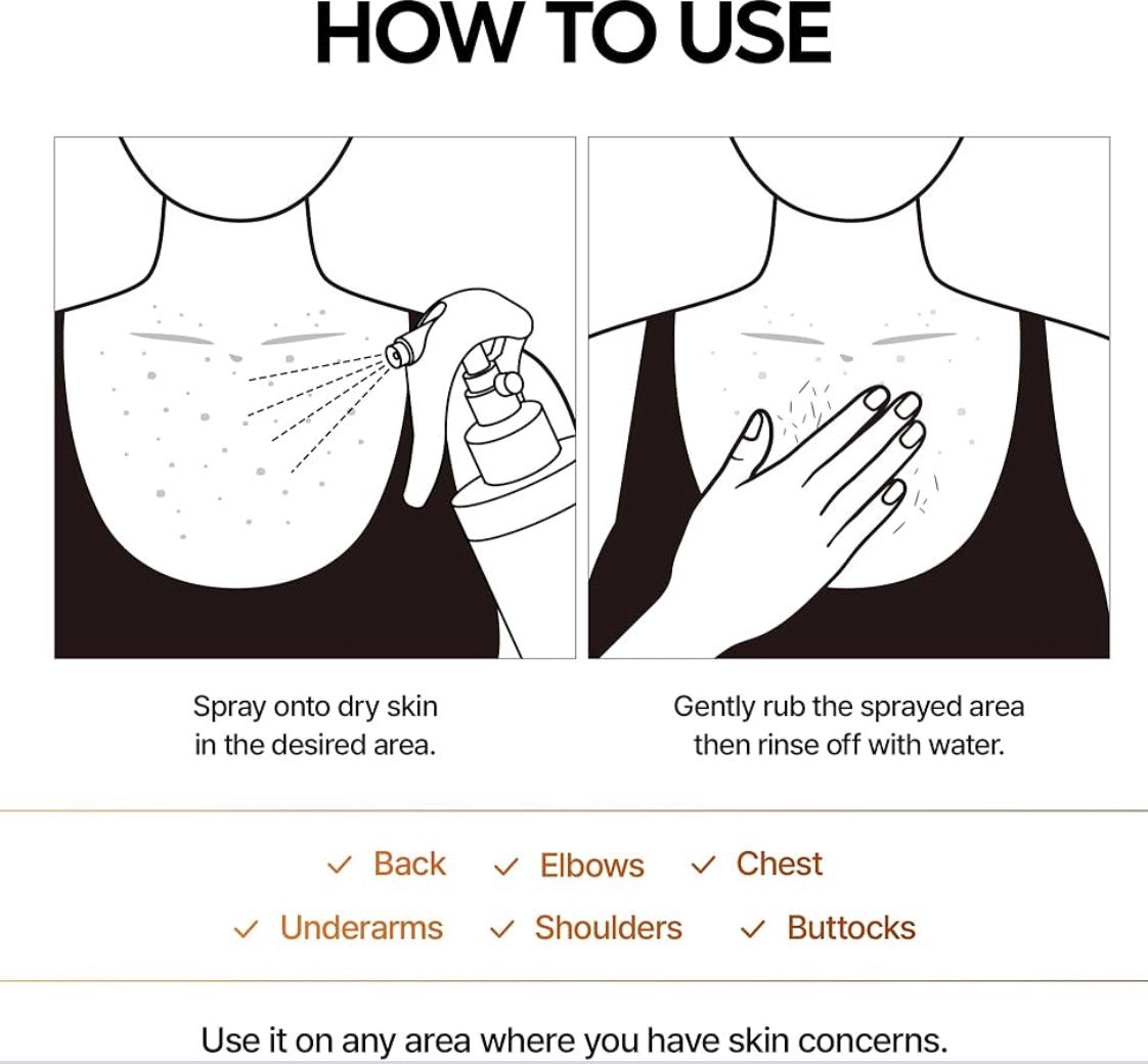 Kojic Acid Dead Skin Remover Spray